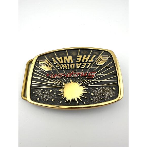 Snap-On 1988 Limited Edition Solid Brass Belt Buckle SSX-1232 Leading The Way - Picture 5 of 8